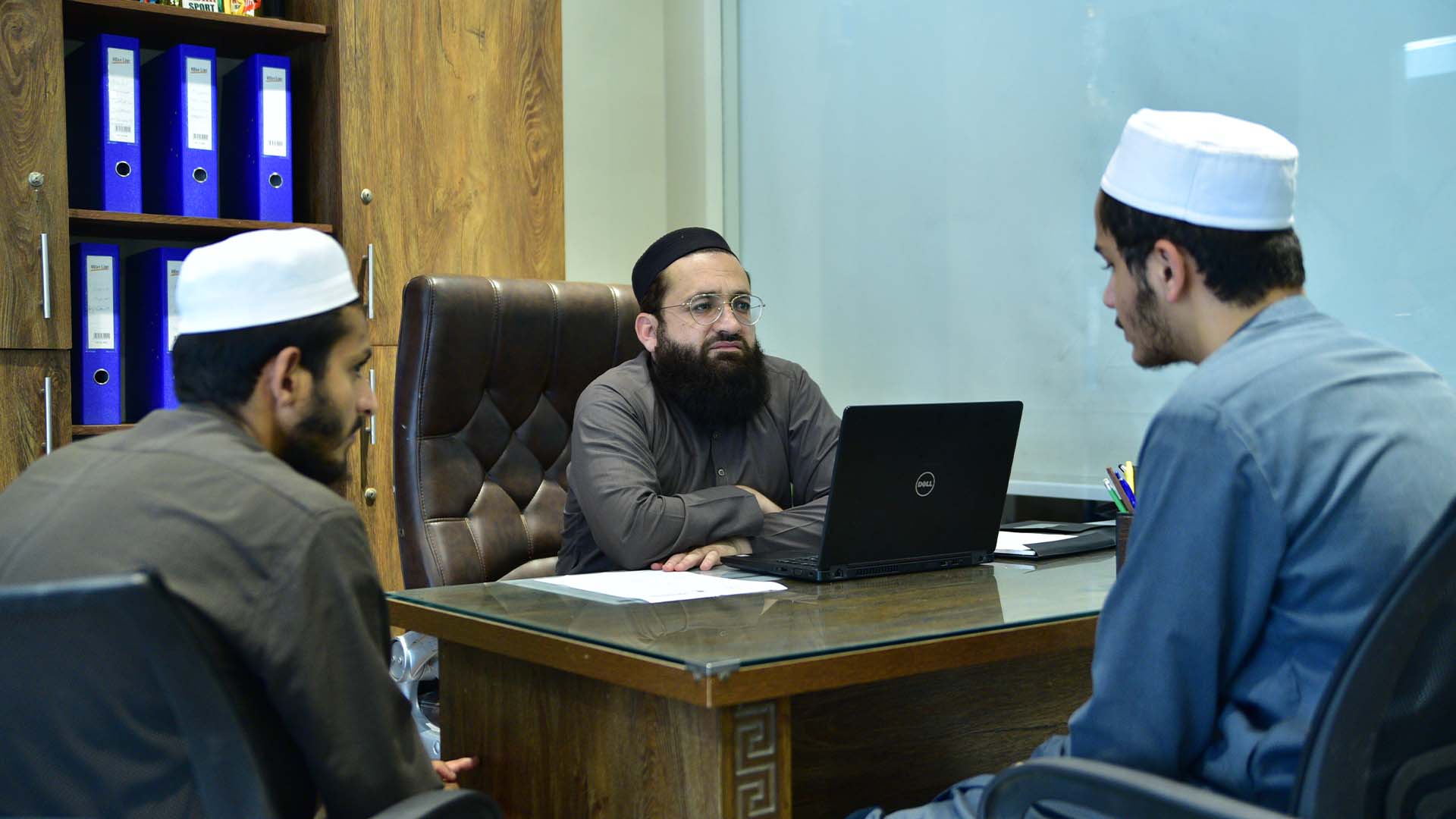 Students in Director Office