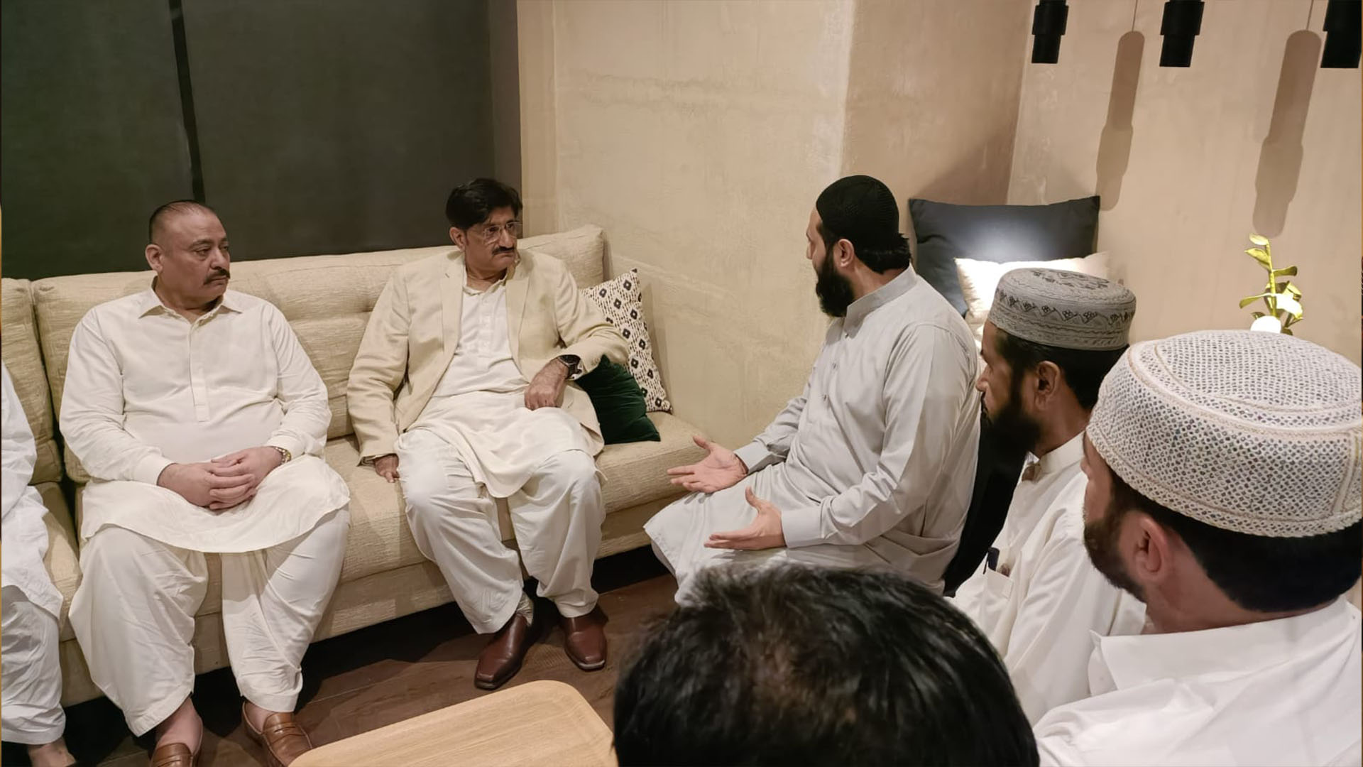 Murad Saeed Visit Jamia Binoria Alamia